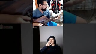 Tocando violão para pessoas desconhecidas no OmeTV/Omegle #shorts #07