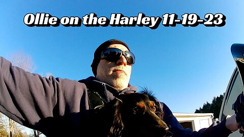 Ollie on the Harley