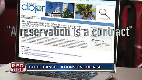 Better Business Bureau sees increase of complaints against hotels, vacation rentals due to red tide