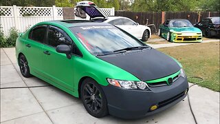 Messed Up His New Wrap... | Civic Si