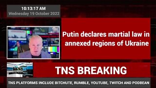 Putin declares martial law in annexed regions of Ukraine