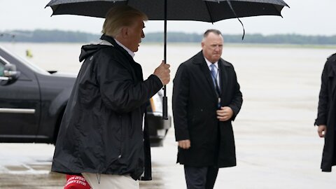 President Trump Visits Louisiana, Texas Areas Hit By Hurricane Laura