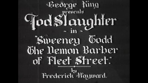Sweeney Todd: The Demon Barber of Fleet Street (1936)