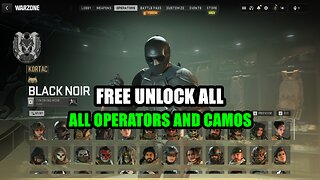 Private UNLOCK ALL TOOL for MW2 / WZ2 - Unlock ALL OPERATORS & CAMOS (Free Guide)