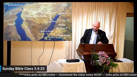 18:1 The Journey from Egypt to Sinai - Old Testament History (SBC)