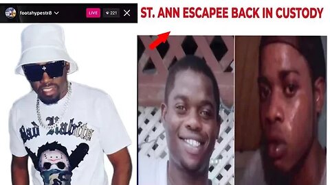 Foota Hype Live, Video footage Show Escape Back In custody