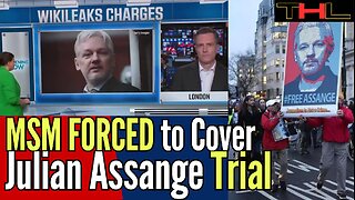 Finally the MSM is FORCED to cover this Trial -- thanks to Stella Assange & the Indy Media movement