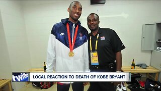 Local reaction to the death of former NBA star Kobe Bryant