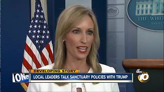 Local leaders talk sanctuary policies with Trump