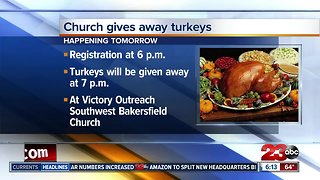 Local church hosting turkey giveaway