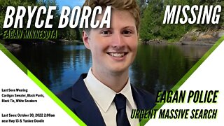 MASSIVE SEARCH UNDERWAY | Bryce Borca MISSING in MINNESOTA - URGENT