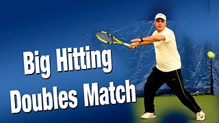 Hecks Tennis Classic Highlights 2023 Doubles Match Hard Hitting Action!