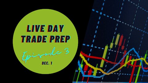 LIVE DAY TRADING SETUP. Episode 3 [December 1, 2021]