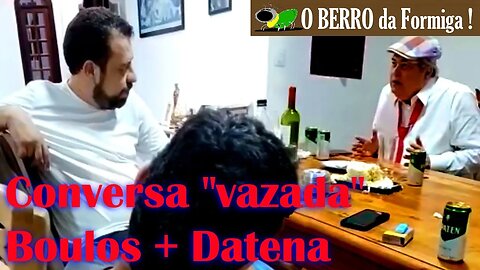 Conversa "vazada" (teatro) entre Datena e Boulos - áudio melhorado