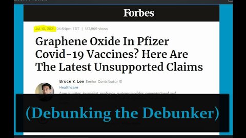 Debunking Forbes: Inside COVID Vaccine Ingredients and Connecting Graphene Oxide to 5G Frequency