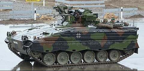 Vehiculo BMP alemán Marder 1A3 de la OTAN/Ucrania impactado por los rusos