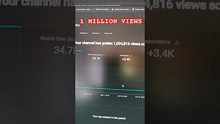 We just Hit 1 MILLION VIEWS #youtube #shortsvideo #subscribe #millionviews