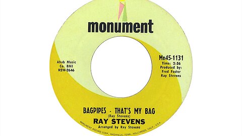 Ray Stevens - "Bagpipes - That's My Bag" (Official Audio)