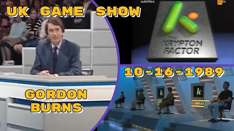 Gordon Burns | The Krypton Factor (10-16-1989) UK Game Show | Full Episode