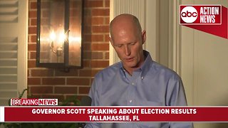 Governor Scott says thousands of election ballots haven't been counted, over 48-hours after polls closed
