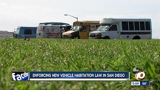 Enforcement begins for new vehicle habitation law