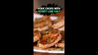 Easy Pork Chops with Honey Lime Sauce!