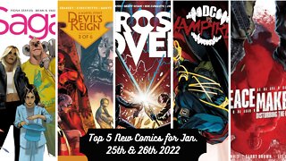 Top 5 New Comics for January 25th & 26th 2022