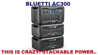 BLUETTI AC300 3000w Expandable Portable Power Station LiFePO4 Battery Solar Generator 2 B300 Review