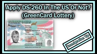 Should I File The DS-260 in the United States after Winning in the Green Card Lottery (DV Lottery)?