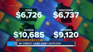 Wisconsin credit card debt second lowest in the country