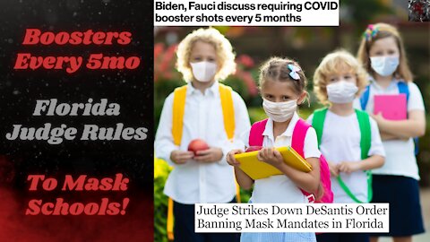 US Investigation Comes Back "Inconclusive" On Coof Origin | Florida Judge Green Lights School Masks