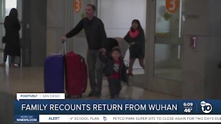 Family recounts return from Wuhan