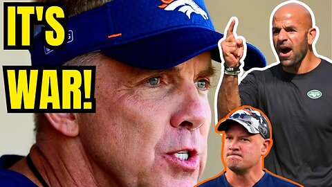 Sean Payton DESTROYS Nathaniel Hackett! Robert Saleh FIRES BACK! Broncos & Jets GO TO WAR!