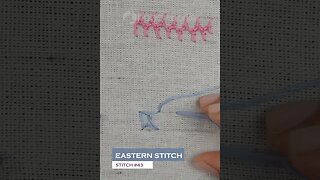 #43 Eastern stitch #embroidery