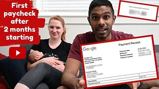 First YouTube paycheck after 2 months starting