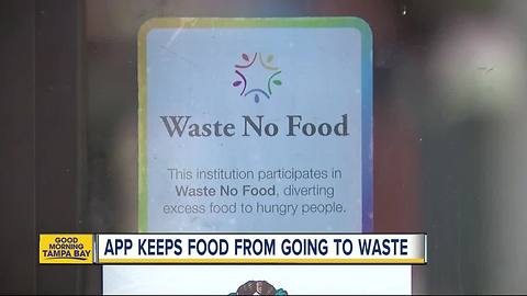 Waste No Food app helps Tampa Bay area restaurants feed the homeless using leftover food