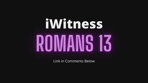 Romans 13 Read Discuss