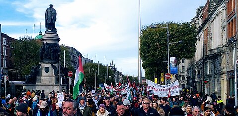 Irish Palestinian Solidarity March, Dublin City 11/11/23