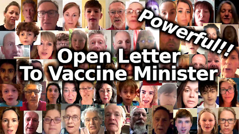 POWERFUL: Brits Join Together For A Unified Open Letter To UK Vaccine Minister