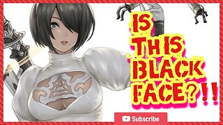 NieR Automata 2P Cosplayer Criticized of Blackface #cosplay #nierautomata #fanservice