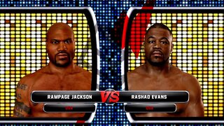 UFC Undisputed 3 Gameplay Rashad Evans vs Rampage Jackson (Pride)