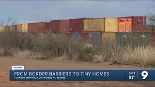 Boxes for border wall could become tiny houses