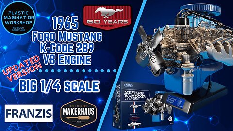 Latest Edition of the 1/4 scale Ford Mustang V8-Engine - Full Build and Review - 60 Years of Mustang