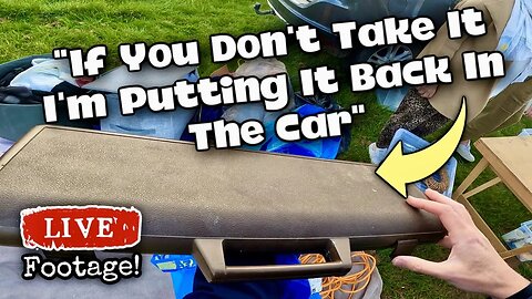 "If You Don't Take It I'm Putting It Back In The Car!" | Torbay Car Boot Sale