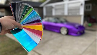 LAUNCHING MY WRAP BRAND | 240SX S13 NEW Color & Wrap Guide