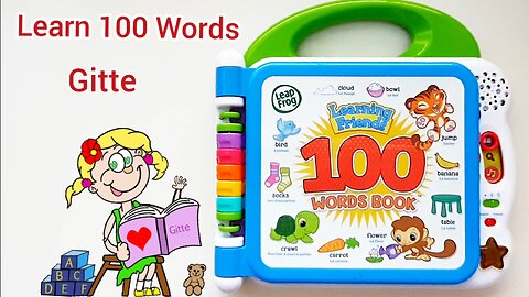 Leap Frog Learning Friends 100 Words Book ( with sound effects ) | #storytimewithgitte