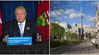 Doug Ford Says Both Toronto & Peel's Lockdown Will Be Extended Past Monday