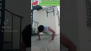 Día 26 de 50 push-ups todos los días por un mes