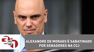 Alexandre de Moraes é sabatinado por senadores na CCJ