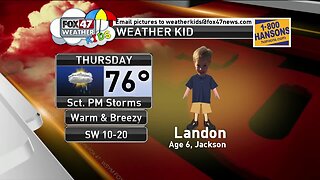 Weather Kid - Landon - 5/16/19